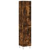 vidaXL Skř&iacute;ň highboard kouřov&yacute; dub 34,5 x 34 x 180 cm kompozitn&iacute; dřevo