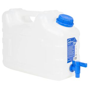 vidaXL Z&aacute;sobn&iacute;k na vodu s kohoutkem průhledn&yacute; 10 l plast