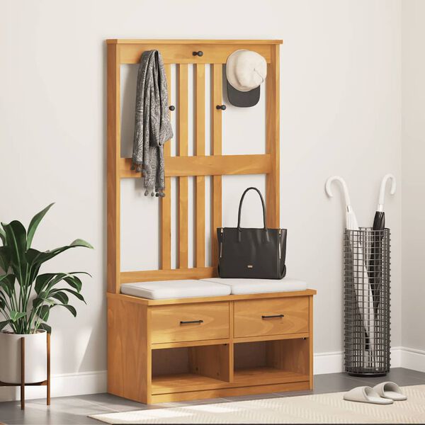 vidaXL Předs&iacute;ňov&yacute; strom SANDNES 87x40x159,5cm Borovicov&yacute; masiv