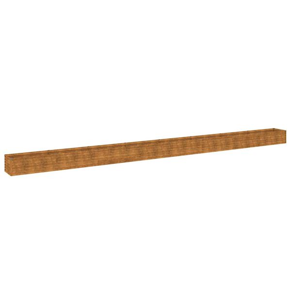 vidaXL Zahradn&iacute; vyv&yacute;&scaron;en&yacute; z&aacute;hon 770 x 50 x 36 cm cortenov&aacute; ocel