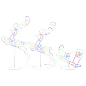 vidaXL Akrylov&iacute; v&aacute;nočn&iacute; l&eacute;taj&iacute;c&iacute; sobi a s&aacute;ně 260 x 21 x 87 cm barevn&iacute;