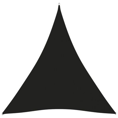 vidaXL Stínící plachta oxfordská látka trojúhelníková 4x5x5 m černá