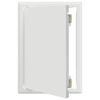 vidaXL Př&iacute;stupov&yacute; panel B&iacute;l&aacute; 33 x 23 x 3 cm Ocel