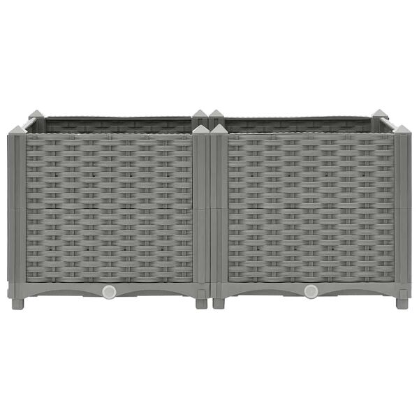 vidaXL Vyv&yacute;&scaron;en&yacute; z&aacute;hon 80 x 40 x 38 cm polypropylen