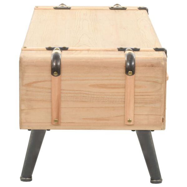 vidaXL TV stolek 110 x 33 x 35 cm masivní jedlové dřevo