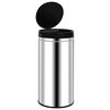 vidaXL Odpadkový koš s automatickým senzorem 70 l nerezová ocel