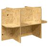 vidaXL Z&aacute;klad ter&aacute;ria Hněd&aacute; 80 x 50 x 50 cm OSB