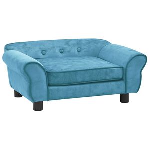 vidaXL Pohovka pro psy tyrkysov&aacute; 72 x 45 x 30 cm ply&scaron;