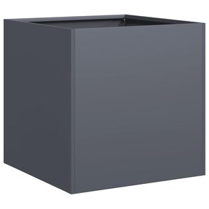 vidaXL Truhl&iacute;k antracitov&yacute; 40x40x40 cm ocel v&aacute;lcovan&aacute; za studena