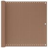 vidaXL Balkonov&aacute; clona 90 x 1000 cm HDPE a hlin&iacute;k Obd&eacute;ln&iacute;kov&yacute; Taupe