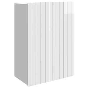 vidaXL N&aacute;stěnn&aacute; skř&iacute;ň B&iacute;l&aacute; s vysok&yacute;m leskem 66 x 34,5 x 92 cm