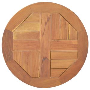 vidaXL Stoln&iacute; deska masivn&iacute; teakov&eacute; dřevo kulat&aacute; 2,5 cm 40 cm