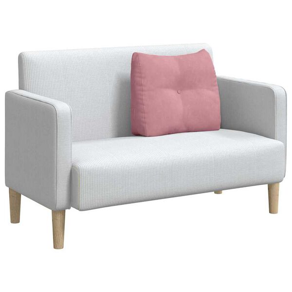 vidaXL Pol&scaron;t&aacute;ř na z&aacute;da Růžov&aacute; 60 x 24 x 50 cm samet