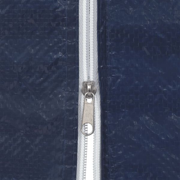 vidaXL Boční stěna k party stanu 2 ks se zipem PE modrá