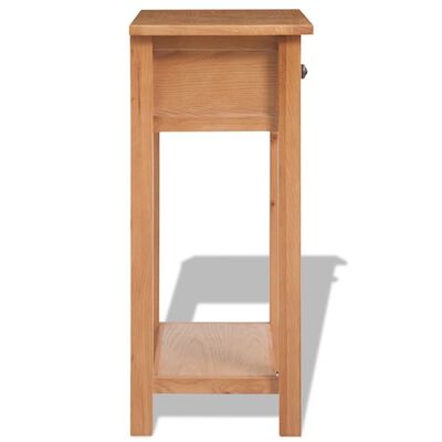 vidaXL Konzolový stolek 50 x 32 x 75 cm masivní dubové dřevo