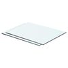 vidaXL Policov&eacute; desky 2 ks sklo čir&eacute; 40 x 25 cm