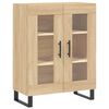 vidaXL Skř&iacute;ň highboard dub sonoma 69,5 x 34 x 180 cm kompozitn&iacute; dřevo
