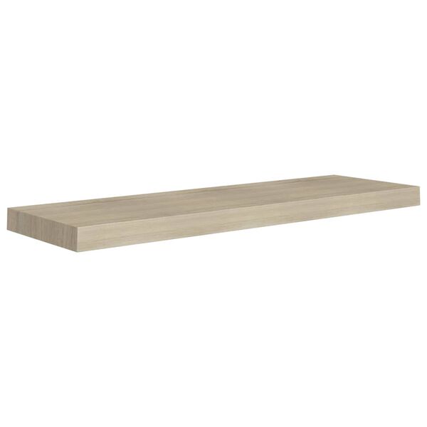 vidaXL Plovouc&iacute; n&aacute;stěnn&eacute; police 4 ks dub 80 x 23,5 x 3,8 cm MDF