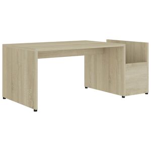 vidaXL Konferenčn&iacute; stolek dub sonoma 90 x 45 x 35 cm kompozitn&iacute; dřevo