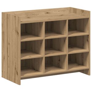 vidaXL Skř&iacute;ň na obuv 85 x 39,5 x 70 cm Kompozitn&iacute; dřevo Dub artisan