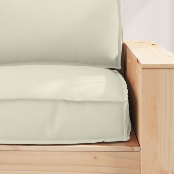 vidaXL Sada pol&scaron;t&aacute;řů na paletu 2 pcs Kr&eacute;mov&aacute; Oxford l&aacute;tka