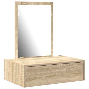 vidaXL Kosmetick&yacute; stůl Hněd&aacute; 60 x 40 x 70 cm Kompozitn&iacute; dřevo