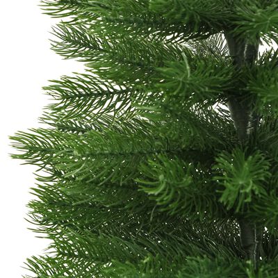 vidaXL Umělý úzký vánoční stromek se stojanem 240 cm PE
