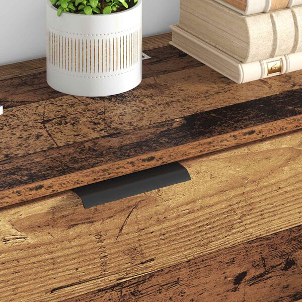 vidaXL Serv&iacute;rovac&iacute; skř&iacute;ň 3 pcs Star&eacute; dřevo kompozitn&iacute; dřevo