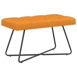 vidaXL Lavice s knofl&iacute;kov&yacute;m pro&scaron;&iacute;v&aacute;n&iacute;m Tmavě žlut&aacute; 80 x 40 x 46 cm