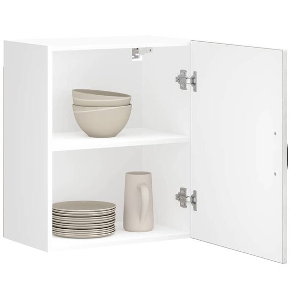 vidaXL Kuchyňsk&aacute; n&aacute;stěnn&aacute; skř&iacute;ňka "Lucca" betonově &scaron;ed&aacute; kompozit