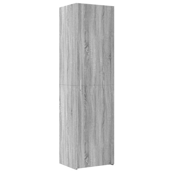 vidaXL Skř&iacute;ň highboard &scaron;ed&aacute; sonoma 50 x 42,5 x 185 cm kompozitn&iacute; dřevo