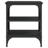 vidaXL Odkládací stolky 2 ks černé 40 x 42 x 50 cm kompozitní dřevo