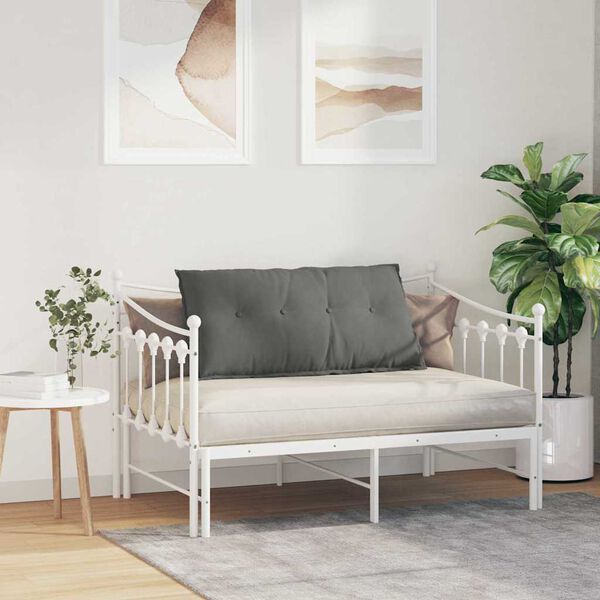 vidaXL Pol&scaron;t&aacute;ř na z&aacute;da Tmavě &scaron;ed&aacute; 100 x 50 cm Mikrovl&aacute;kno