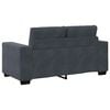 vidaXL Loveseat Sofa Tmavě &scaron;ed&aacute; 160x77x82 cm samet