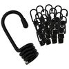 vidaXL H&aacute;čky 100 ks Čern&aacute; 8 mm x 5 cm Ocel