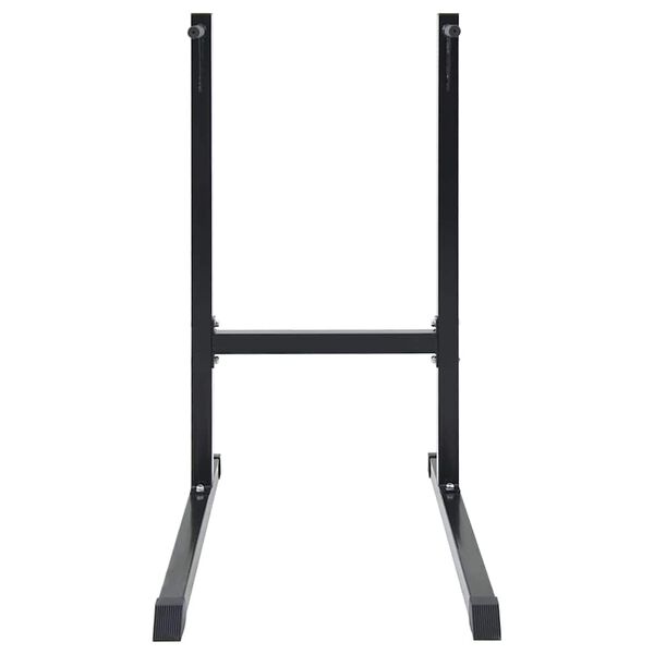 vidaXL Stojan na dipy Černá 104 x 66.5 x 122 cm Práškově lakovaná ocel