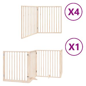 vidaXL Z&aacute;brana pro psy s dv&iacute;řky skl&aacute;dac&iacute; 12 panelů 960 cm topol