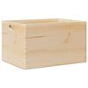 vidaXL Dřevěn&aacute; box s &uacute;chytkami 40x30x23 cm masivn&iacute; borov&eacute; dřevo