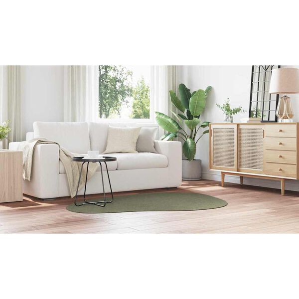 vidaXL Kusov&eacute; koberce HUARTE Lesn&iacute; zelen&aacute; 120 x 170 cm Polyester