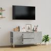 vidaXL TV skř&iacute;ňka betonově &scaron;ed&aacute; 102x44,5x50 cm kompozitn&iacute; dřevo