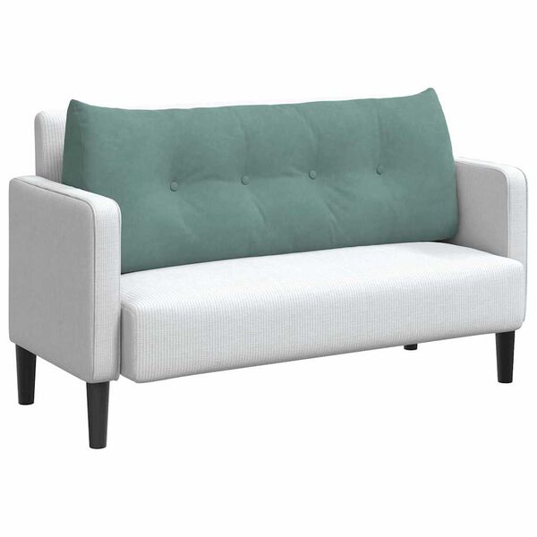 vidaXL Pol&scaron;t&aacute;ř na z&aacute;da Mořsk&aacute; zelen&aacute; 120 x 24 x 50 cm samet