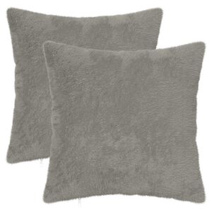 vidaXL Povlak na pol&scaron;t&aacute;ř 2 ks HEERLEN Světle &scaron;ed&aacute; 35 x 35 cm