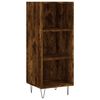 vidaXL Skř&iacute;ň highboard kouřov&yacute; dub 34,5 x 34 x 180 cm kompozitn&iacute; dřevo