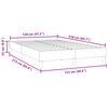 vidaXL Postel Box Spring bez matrace tmavě modr&aacute; 120x210 cm samet