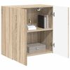 vidaXL TV wall cabinet Sonoma dub 59,5 x 31 x 60 cm kompozitn&iacute; dřevo