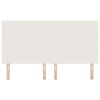 vidaXL Čelo postele s čelo Kr&eacute;mov&aacute; 180 cm Uměl&aacute; kůže
