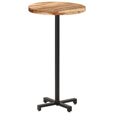 vidaXL Barový stůl kulatý Ø 60 x 110 cm masivní akáciové dřevo