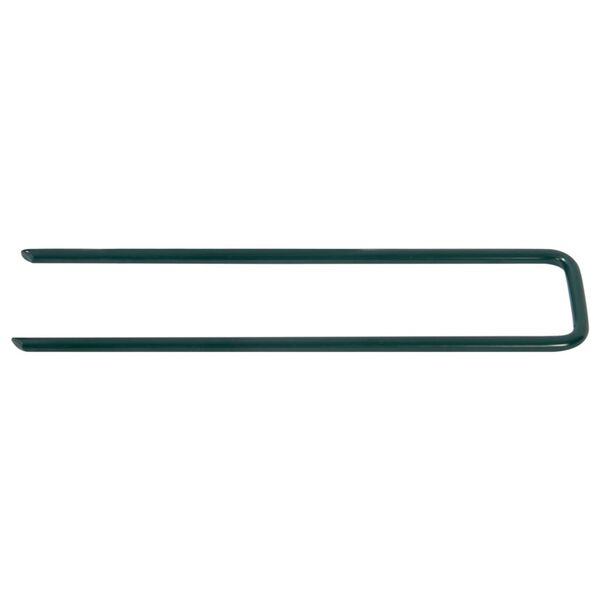 vidaXL Hřeb&iacute;ky do uměl&eacute; tr&aacute;vy ve tvaru U 20 ks železo