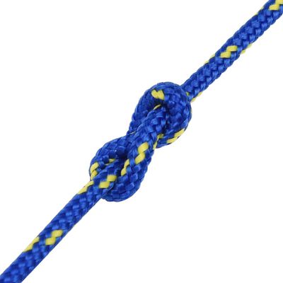 vidaXL Lodní lano modré 3 mm 250 m polypropylen