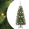 vidaXL Uměl&yacute; v&aacute;nočn&iacute; stromeček Zelen&aacute; 120 cm PE a PVC